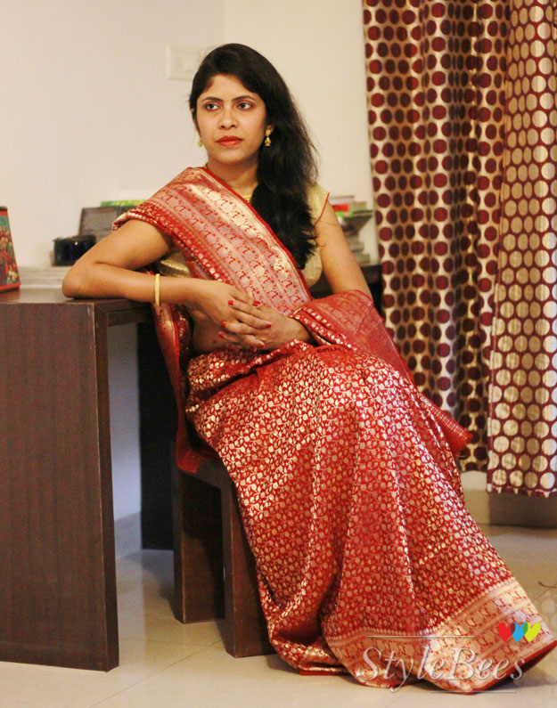 karva chauth new saree