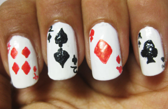 Playing Cards Nail Art Designs - wide 7